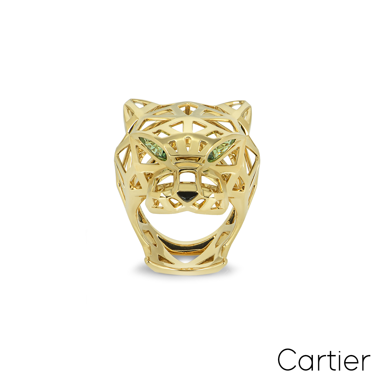 Cartier Yellow Gold Panthere De Cartier Ring N4722557